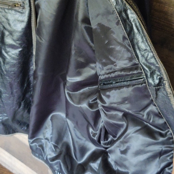 Cody James Moto Buffalo leather Jacket sz Med Mens - Picture 8 of 12
